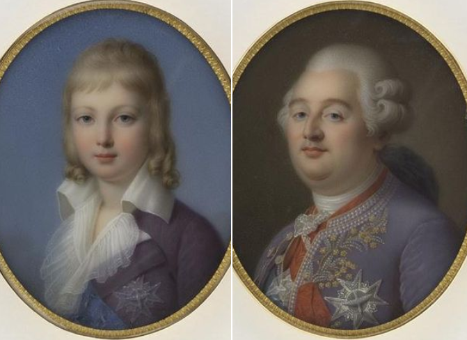 1er janvier 1792: Louis Charles, Prince Royal, écrit à son père: Captu444