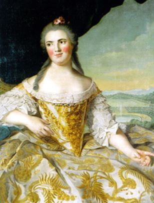 14 aout 1727: Louise-Élisabeth de Bourbon (jumelle de Henriette-Anne) Captu736