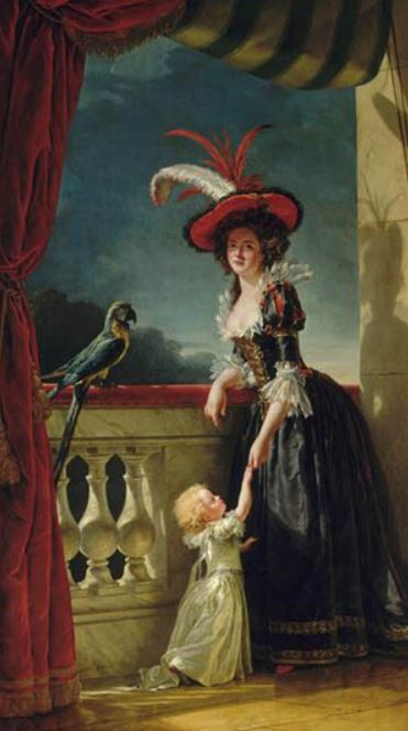 14 aout 1727: Louise-Élisabeth de Bourbon (jumelle de Henriette-Anne) Captu740