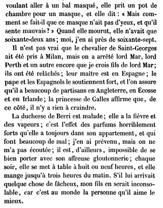 02 avril 1719: Correspondance de La Palatine Captu829