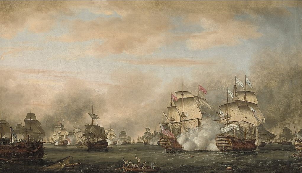 09 avril 1782: Début de la bataille des Saintes  Captu890