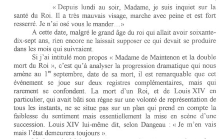 16 mai 1715: Le Maréchal de Villeroy écrit à Madame de Maintenon Captue77