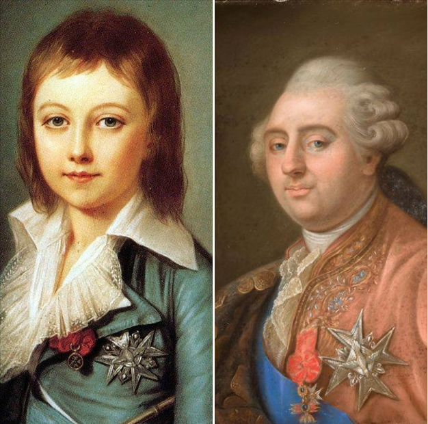 Le roi Louis XVI seul au Temple avec son fils Captur28