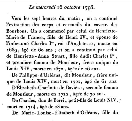 16 octobre 1793 (25 vendémiaire an II): Basilique Saint-Denis Captur41