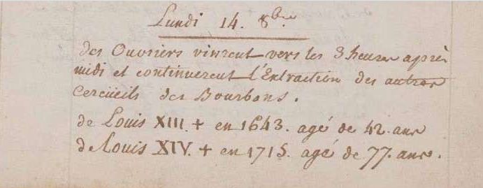 14 octobre 1793 (23 vendémiaire an II): 15H: Basilique Saint-Denis Captur85