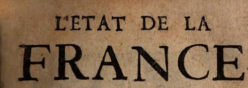 1er janvier 1683: Les membres des maisons royales de la cour de France Cature14