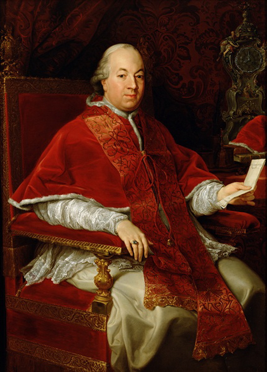 15 février 1775:  Début du pontificat de Pie VI  Cheval10