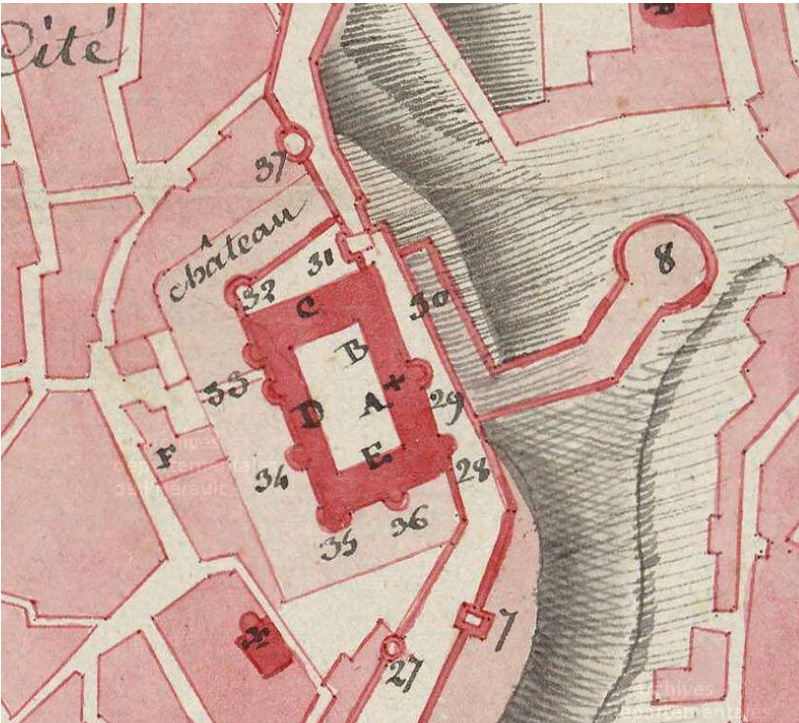 1781: Château de la Cité de Carcassonne Cit2110