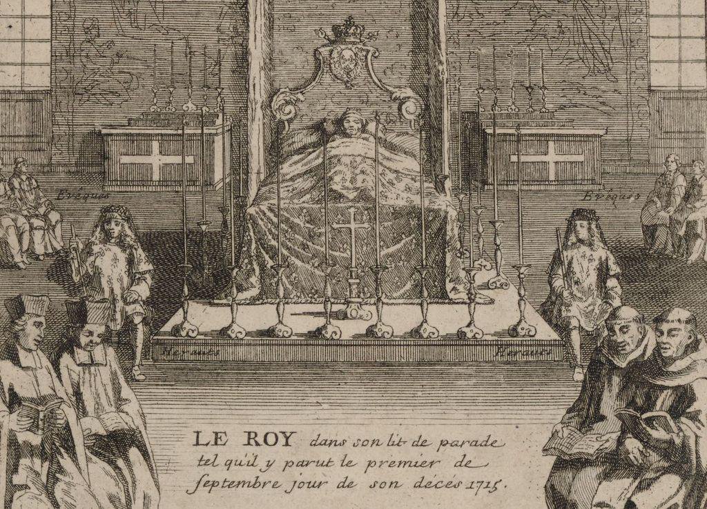 1er septembre 1715: Mort de Louis XIV à Versailles Cnzpv312