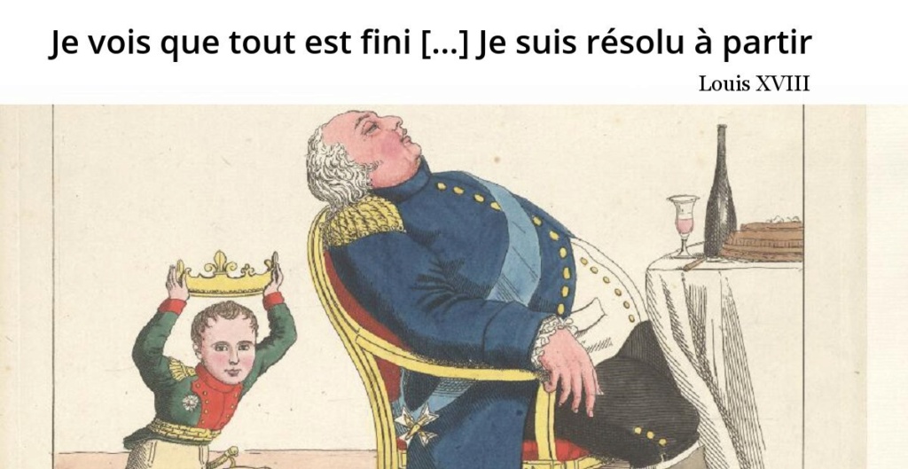 19 mars 1815: Louis XVIII quitte la France Ds8u3j10