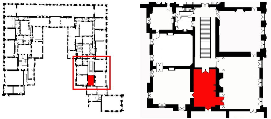 Premier étage - Aile centrale - Appartement intérieur du roi - 34 Salle de billard  E8fs_w10