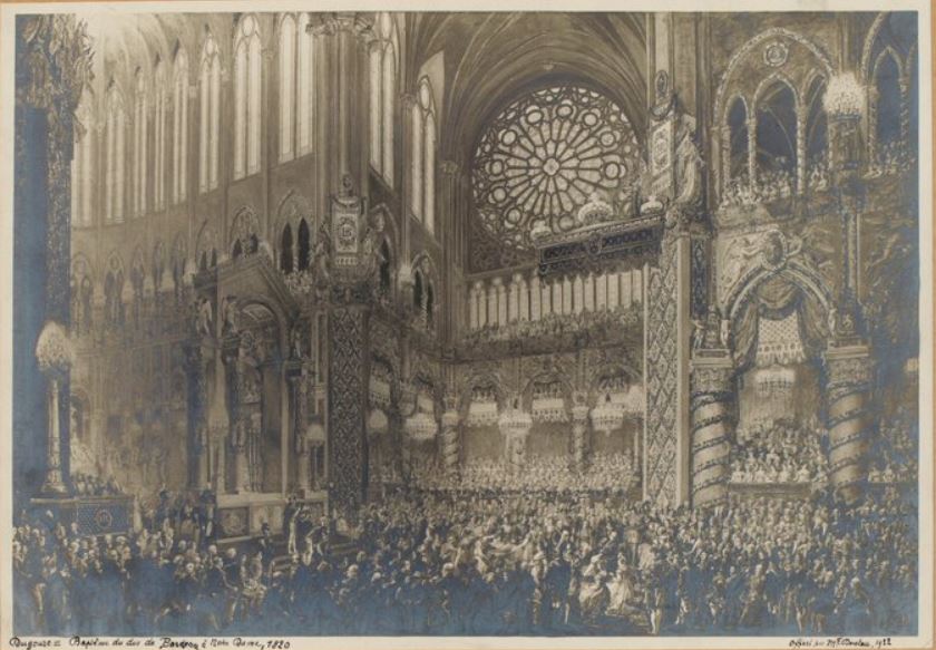 1er mai 1821: Notre Dame de Paris Evqozf11