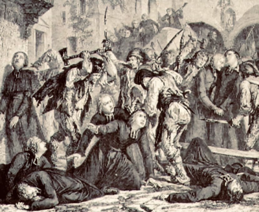 02 septembre 1792, début des massacres de septembre. F5ahck10