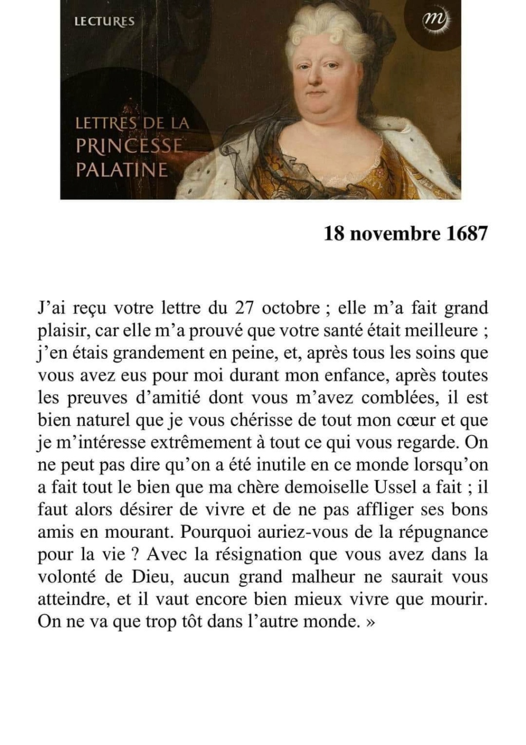  18 novembre 1687 F_pw3h10