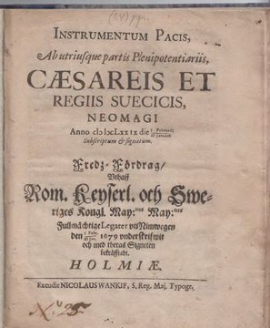 05 février 1679: Le Traité de Nimègue Folnkd10