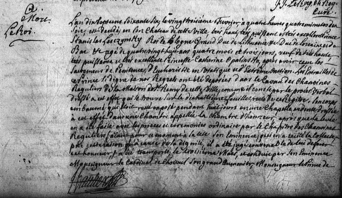 23 février 1766 décès de Stanislas Leszczynski Fpn_zh11