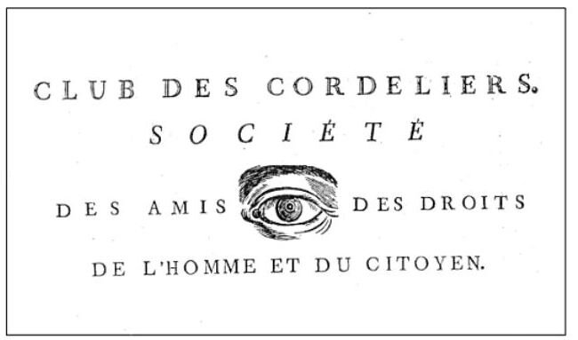 27 avril 1790 Fondation du Club des Cordeliers Fuwbce10