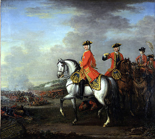 27 juin 1743: Bataille de Dettingen Fyrlnm10