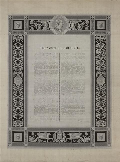 25 décembre 1792: Testament de Louis XVI Gcngrm10