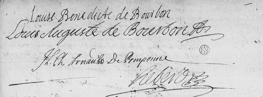 04 mars 1700 naissance de Louis-Auguste de Bourbon Ghzmel10