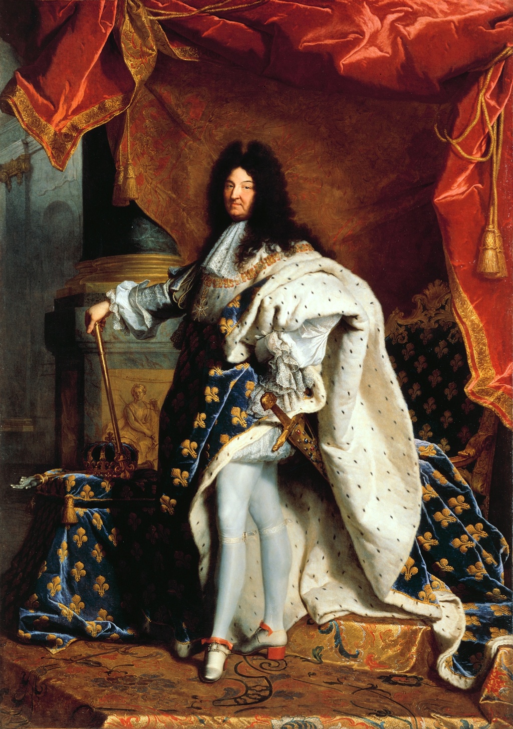 11 mars 1701: 2ème pose du Roi pour ce tableau Louis_18