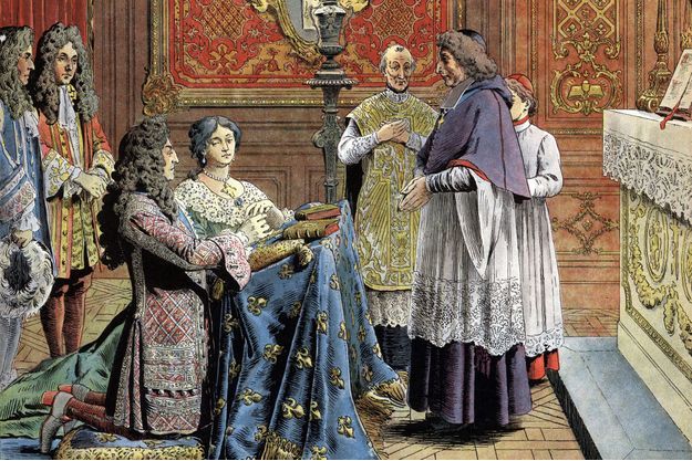 09 octobre 1683: Louis XIV épouse Madame de Maintenon Mainte10