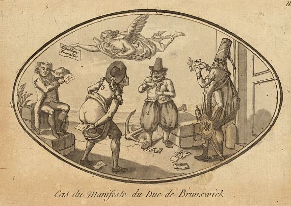 25 juillet 1792: manifeste de Brunswick Manife10