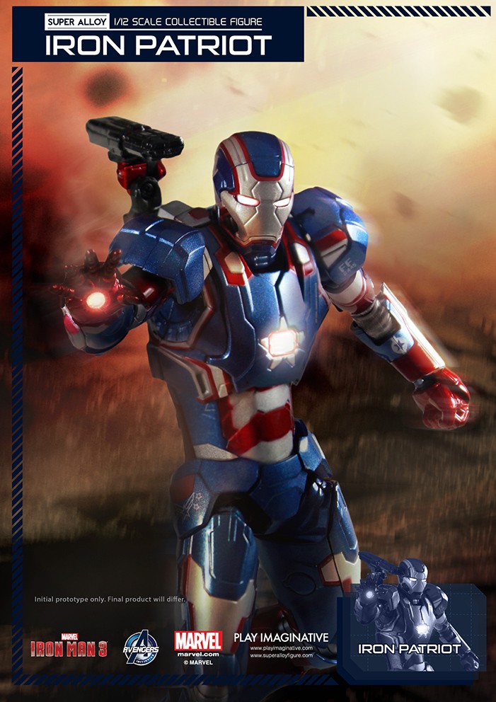 Iron Man 3 - Super Alloy - Iron Patriot 2209