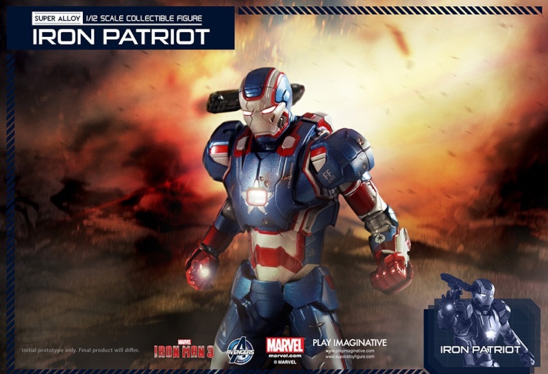 Iron Man 3 - Super Alloy - Iron Patriot 3183
