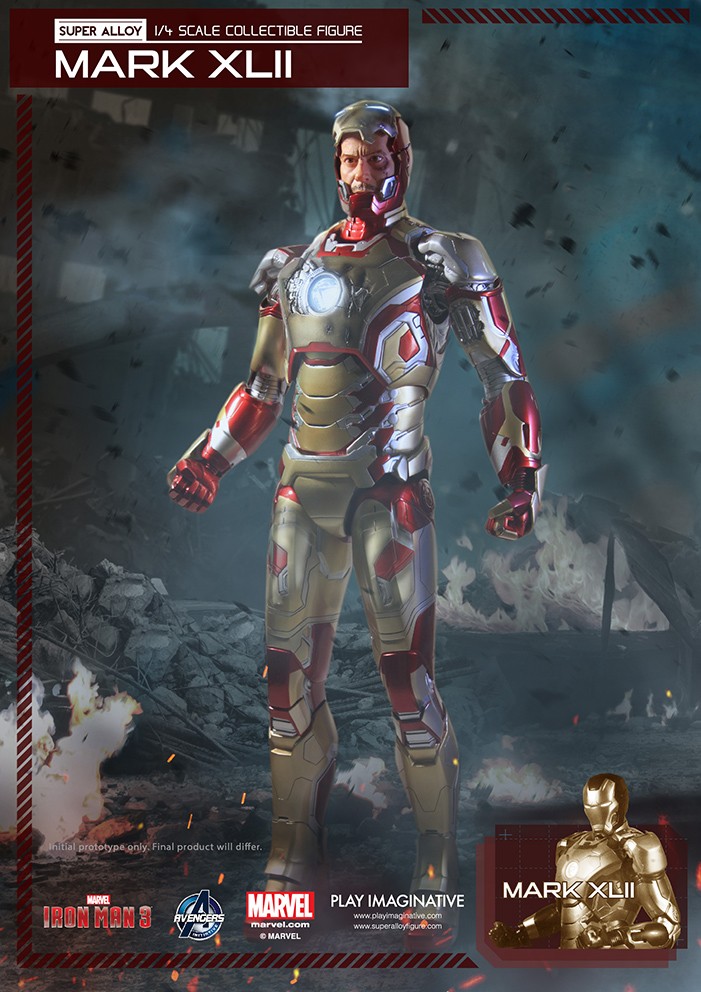 Iron Man 3 - Super Alloy - Mark XLII 4130