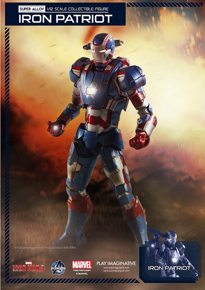 Iron Man 3 - Super Alloy - Iron Patriot 4135