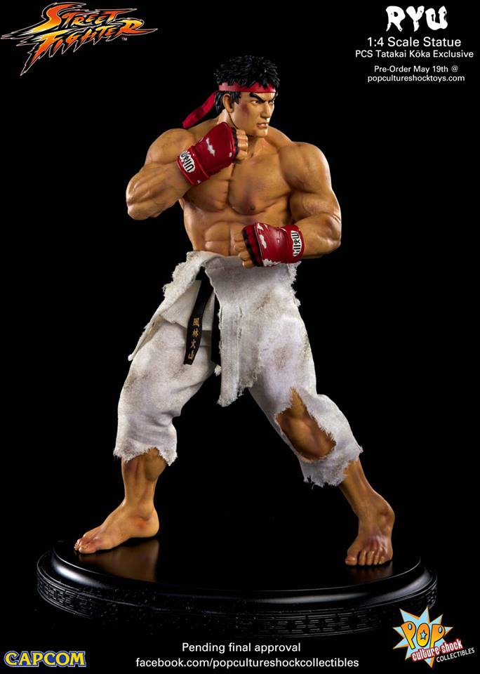 Pop Culture Shock Collectible - Street Fighter - 1/4th Scale Ryu 4253