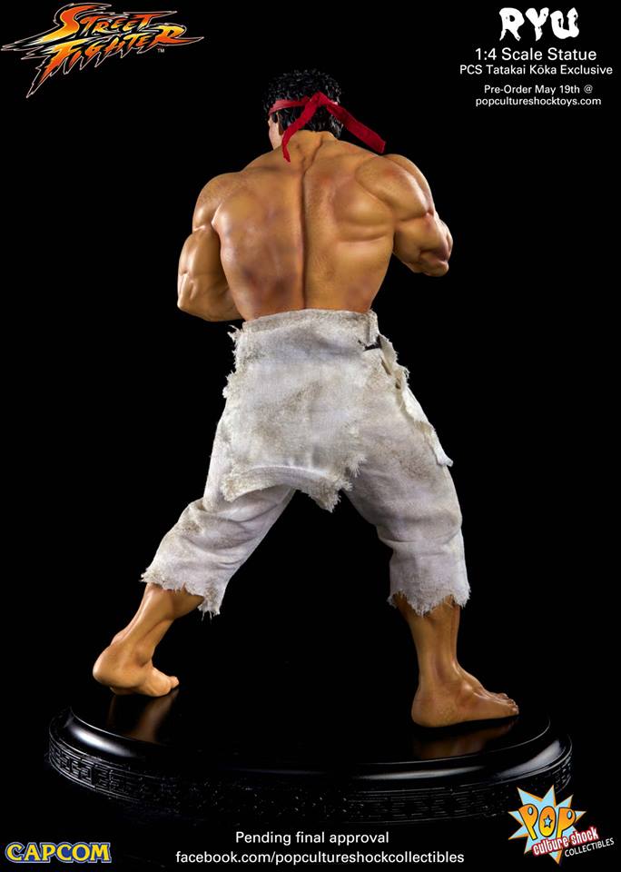 Pop Culture Shock Collectible - Street Fighter - 1/4th Scale Ryu 7177