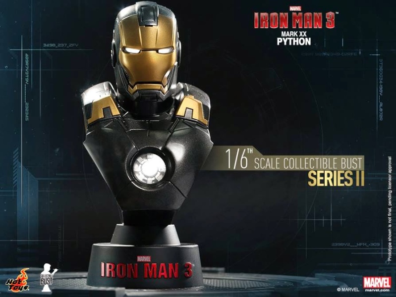 Hot Toys Iron Man 3 1/6 Bust Series 2 D37