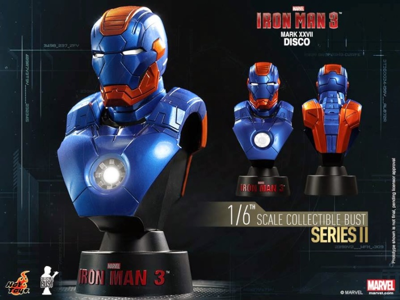 Hot Toys Iron Man 3 1/6 Bust Series 2 K16