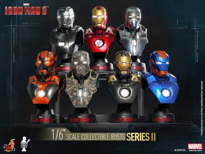 Hot Toys Iron Man 3 1/6 Bust Series 2 Q12