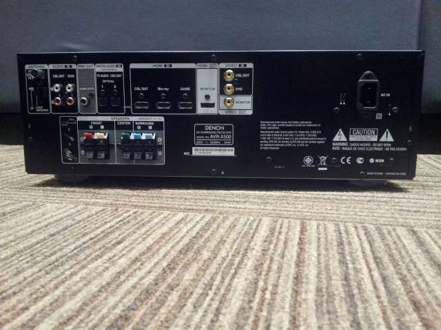 Denon-AVR-X500 Amplifier-(New) 20140359