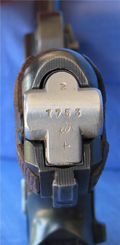 P 08 Mauser, code byf, daté 41, de police. Charge41