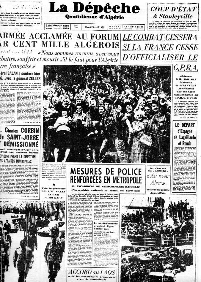 ALGERIE PRESSE  1961 "spécial PUTSCH"  2ème partie 124