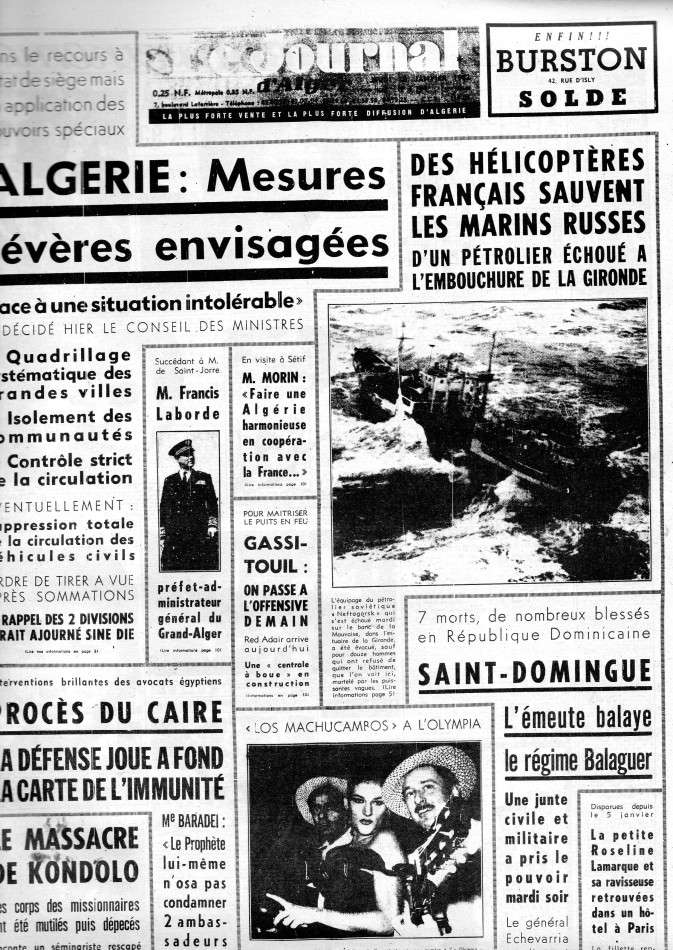 ALGERIE PRESSE JANVIER 1962 -2 ème et 3 ème parties 153