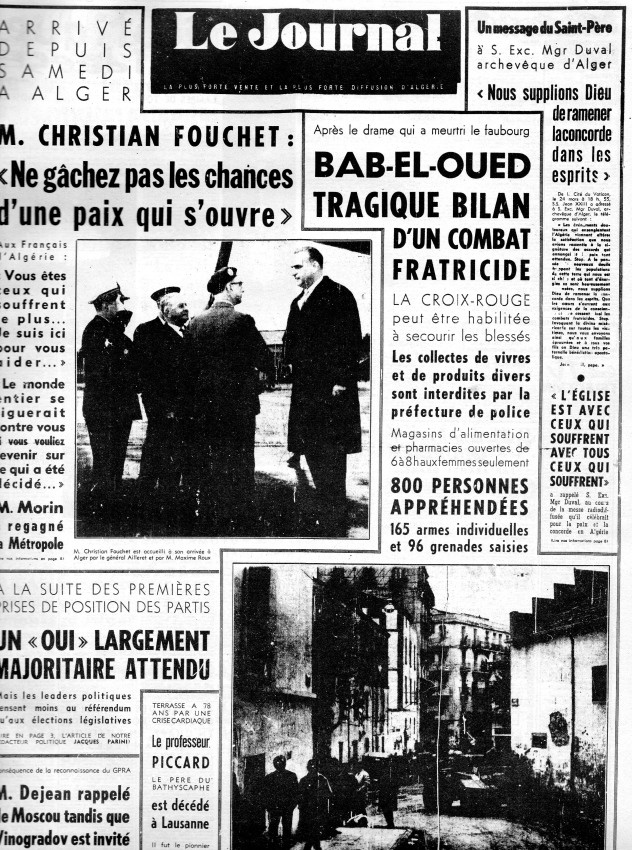 ALGERIE PRESSE MARS 1962, suite 1 185