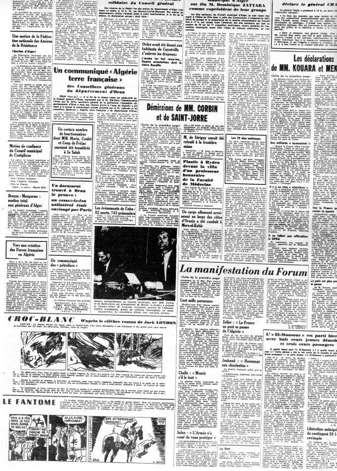 ALGERIE PRESSE 1961 "spécial PUTSCH" 2ème partie 222