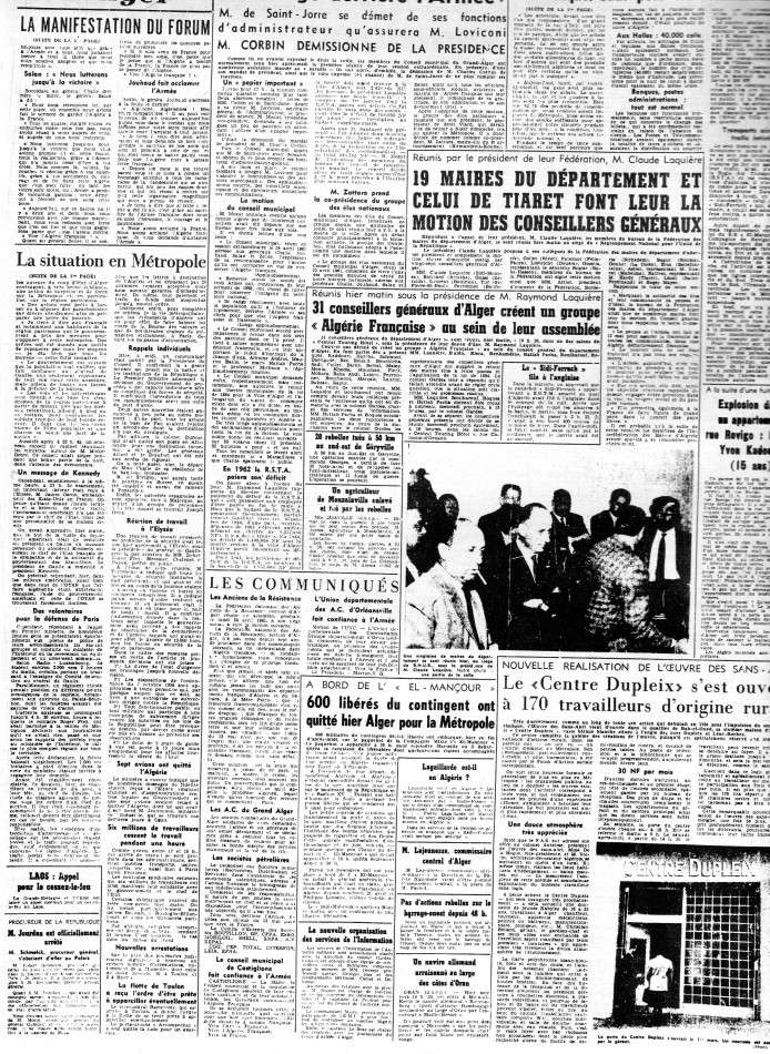 ALGERIE PRESSE  1961 "spécial PUTSCH"  2ème partie 224