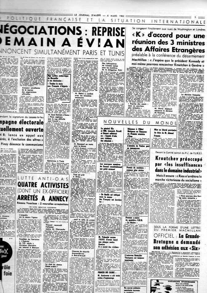 ALGERIE PRESSE MARS 1962 266