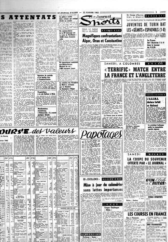 ALGERIE PRESSE FEVRIER 1962 341