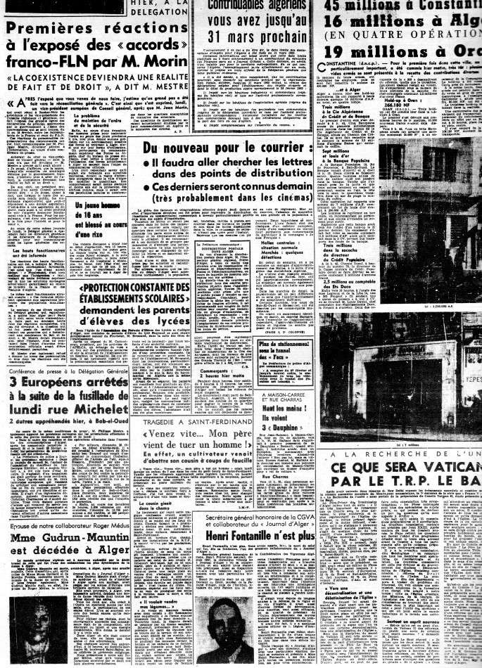 ALGERIE PRESSE FEVRIER 1962 (suite et fin) 345