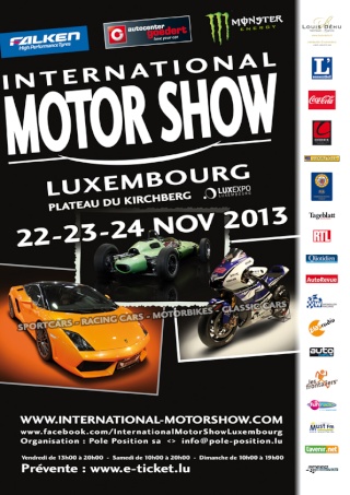 International Motor Show du Luxembourg les 22-23-24 Novembre 2013 Affich11