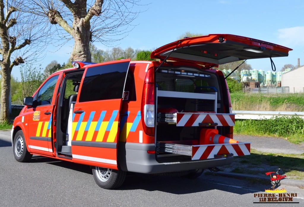 Nieuwe commandowagen brandweer Harelbeke (zone Fluvia) + photos (link) 112