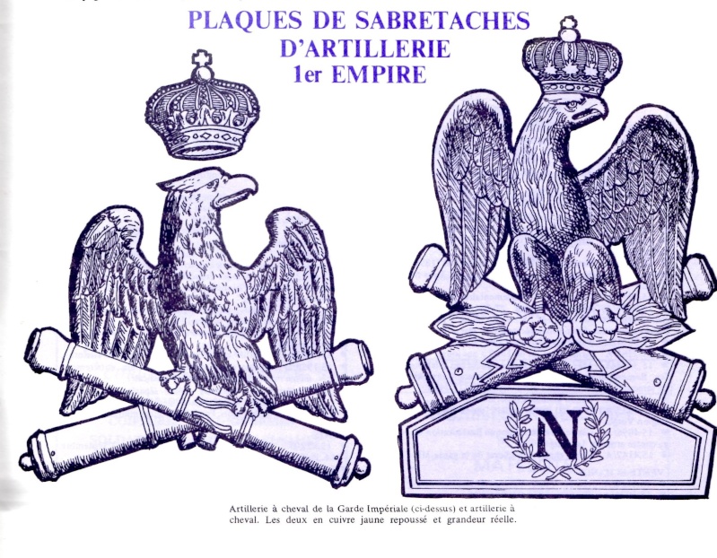 plaque de sabretache d'artillerie française Img02711