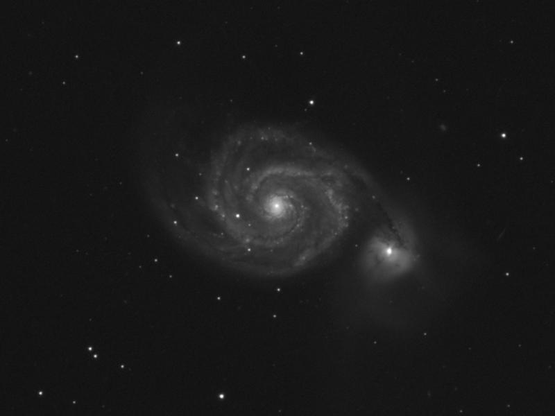 M51 en attendant la lune M51_bw12